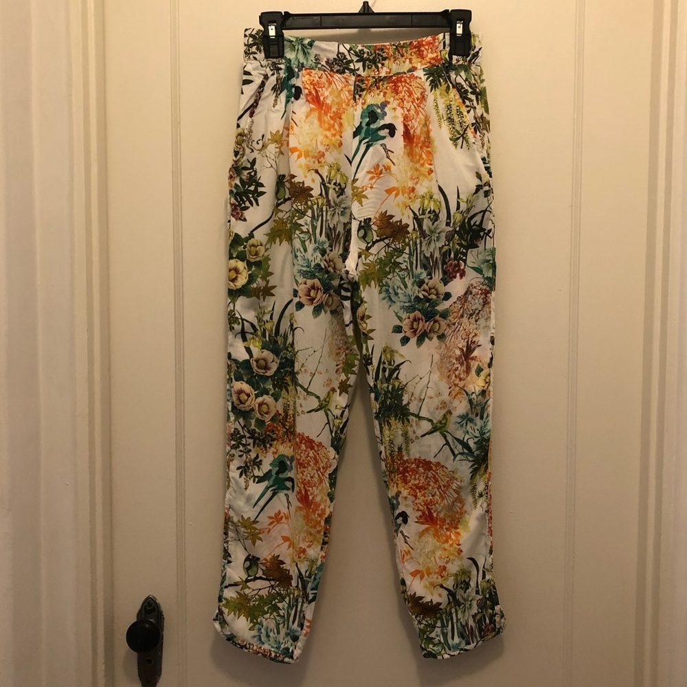 Zara Trafaluc Floral Pants